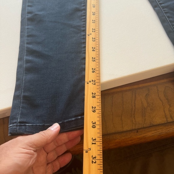 EUC Vintage Havana Navy Denim Pants Stretchy Material Size 28x30 (A) - Picture 4 of 4